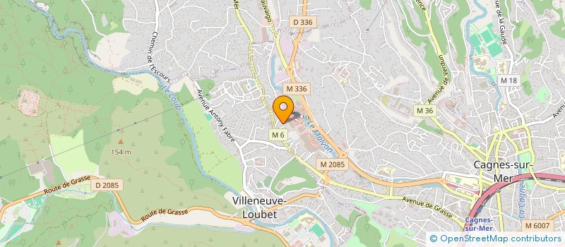 localisation de l'entreprise SCI CULARD à CAGNES-SUR-MER