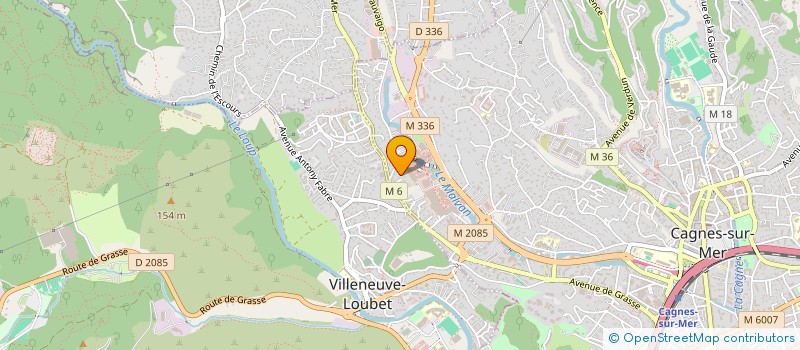 localisation de l'entreprise SCI CULARD LAURENT à CAGNES-SUR-MER