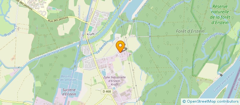 localisation de l'entreprise SCI CULINARY CONCEPT  ERSTEIN