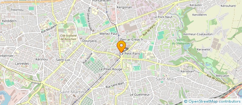 localisation de l'entreprise SCI CULTURE ET LIBERTE  BREST