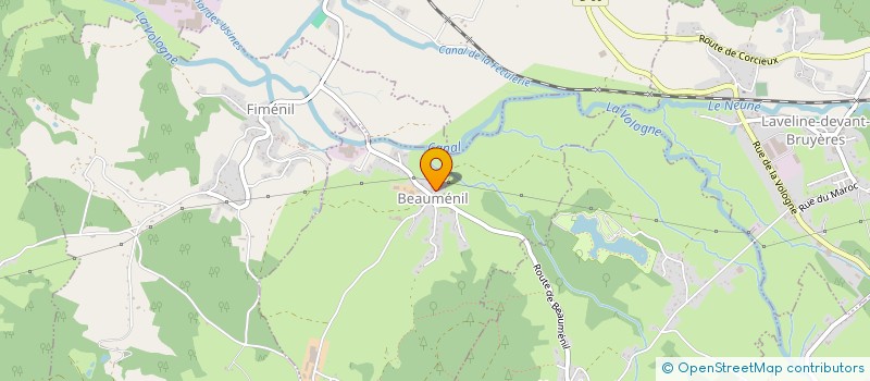 localisation de l'entreprise SCI CULY  BEAUMENIL