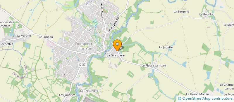 localisation de l'entreprise SCI CUMAFERRIERE à LA FERRIERE