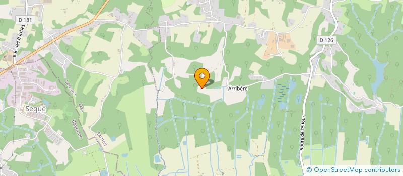 localisation de l'entreprise SCI CUMBA BERIA  SAINT-MARTIN-DE-SEIGNANX