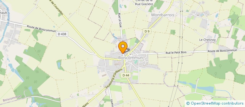 localisation de l'entreprise SCI CUMENAL à BOISCOMMUN