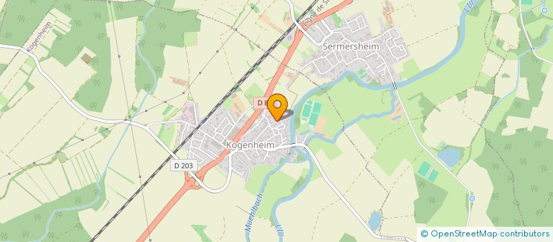 localisation de l'entreprise SCI CUMULUS  KOGENHEIM