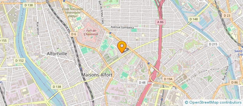 localisation de l'entreprise SCI CUNIOT-TRIBES à MAISONS-ALFORT
