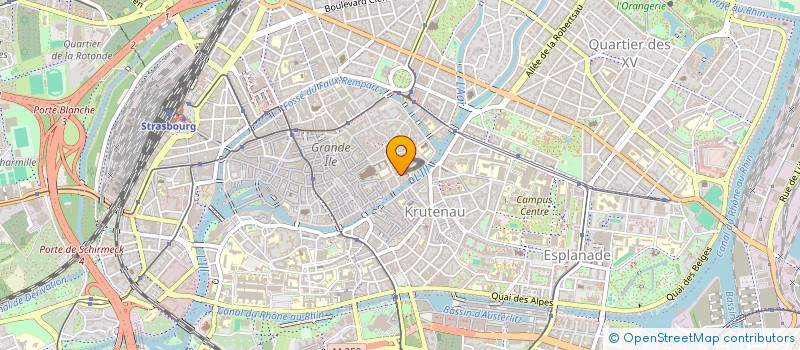 localisation de l'entreprise SCI CUNY-HANNONG-NOVEMBRE  STRASBOURG