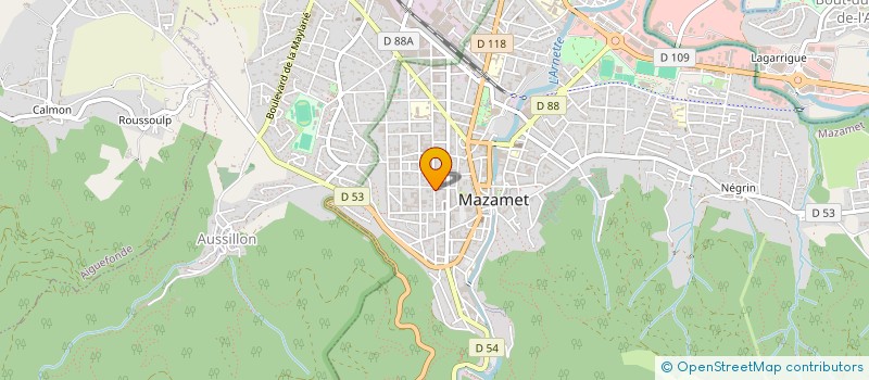 localisation de l'entreprise SCI CUNY MONTAGNE NOIRE à MAZAMET