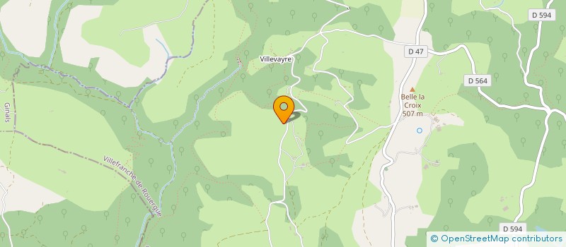 localisation de l'entreprise SCI CUOC-ALAUX  NAJAC