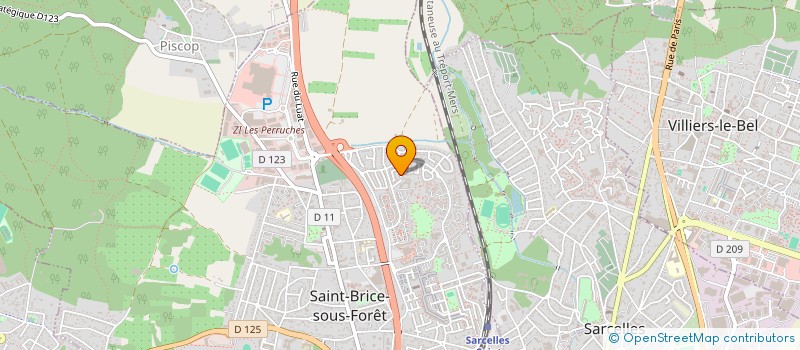 localisation de l'entreprise SCI CUP à SAINT-BRICE-SOUS-FORET