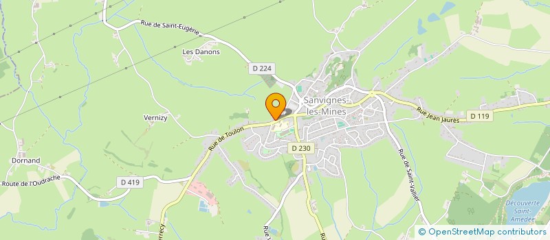 localisation de l'entreprise SCI CUR EN OSMOSE  SANVIGNES-LES-MINES