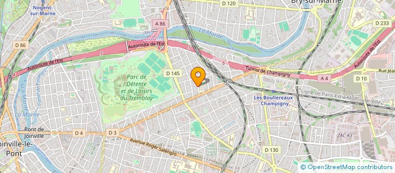 localisation de l'entreprise SCI CURAK  CHAMPIGNY-SUR-MARNE