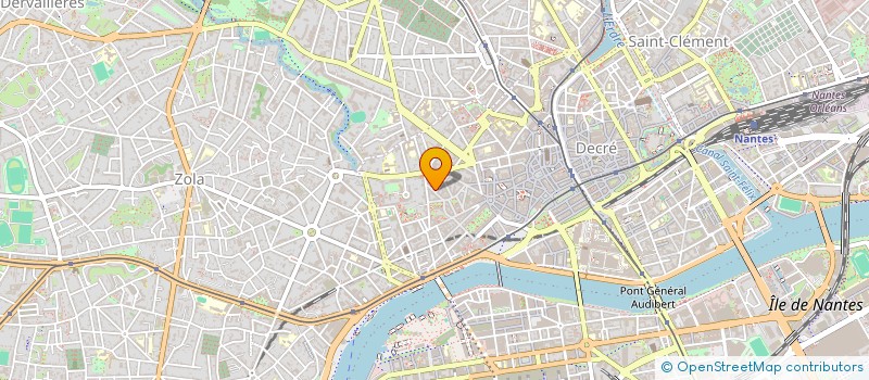 localisation de l'entreprise SCI CURET  NANTES