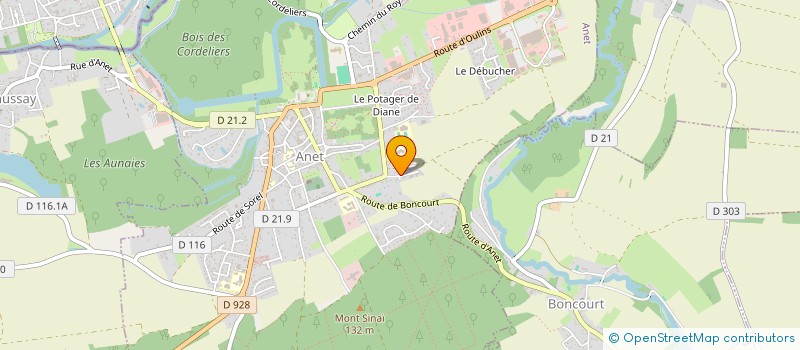 localisation de l'entreprise SCI CURIA CROCI à ANET