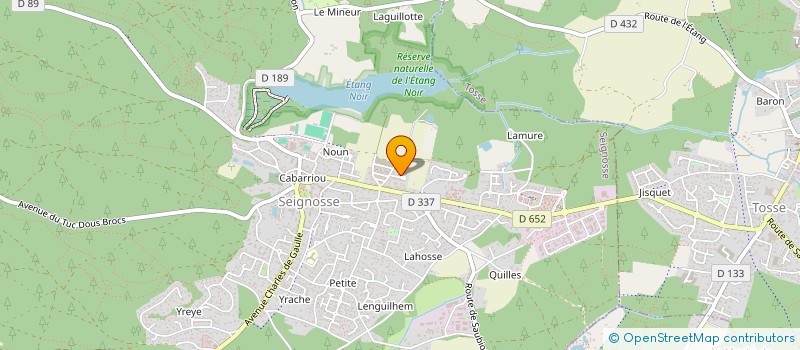 localisation de l'entreprise SCI CURIACQS  SEIGNOSSE