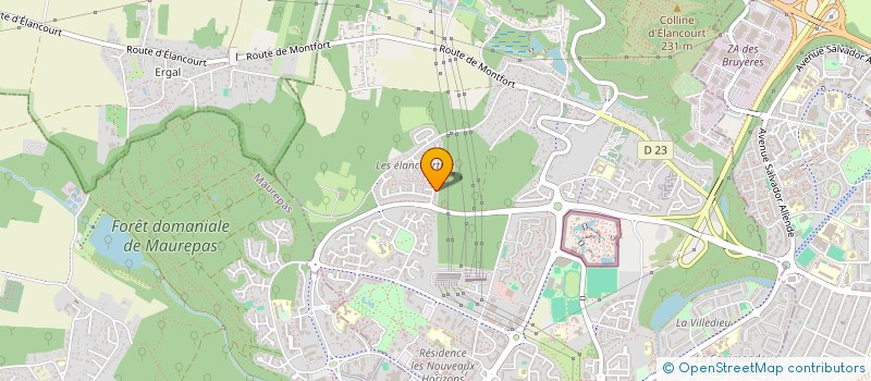 localisation de l'entreprise SCI CURIAM  ELANCOURT