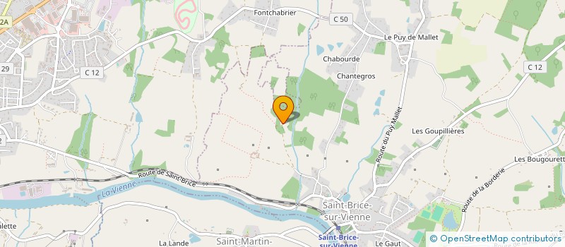 localisation de l'entreprise SCI CURIE  SAINT-BRICE-SUR-VIENNE