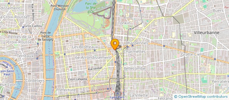 localisation de l'entreprise SCI CURIE 7  LYON