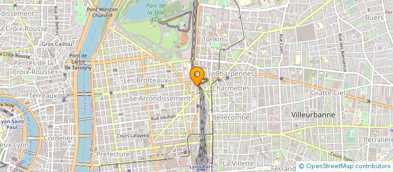 localisation de l'entreprise SCI CURIE 9  LYON