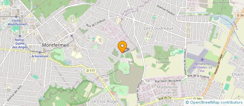 localisation de l'entreprise SCI CURIE INVEST  MONTFERMEIL