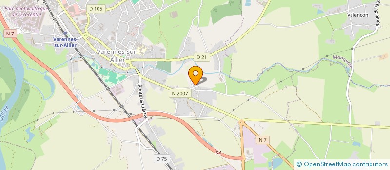 localisation de l'entreprise SCI CURREN  CRECHY