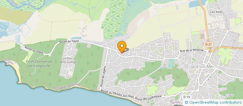 localisation de l'entreprise SCI CURSHAW à JARD-SUR-MER