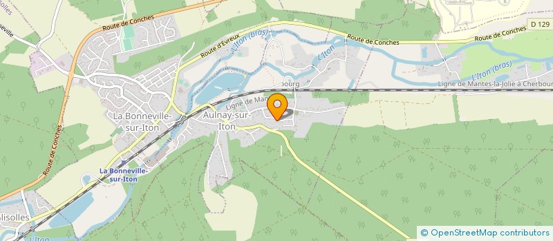 localisation de l'entreprise SCI CURSOL  ST SEBASTIEN DE MORSENT