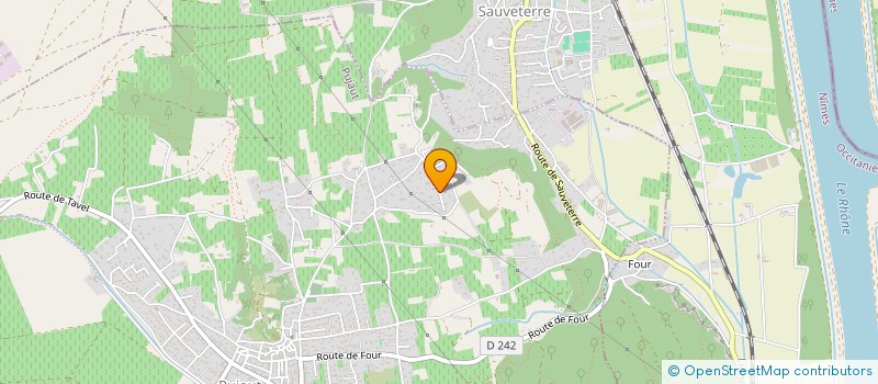 localisation de l'entreprise SCI CURSOUX  PUJAUT