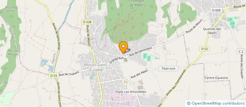 localisation de l'entreprise SCI CURTALES  MOURS-SAINT-EUSEBE