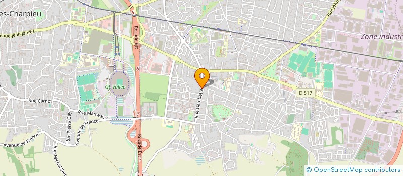 localisation de l'entreprise SCI CURTAT- GAMBETTA  MEYZIEU