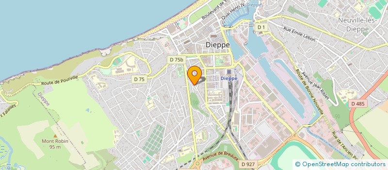 localisation de l'entreprise SCI CURTET REPUBLIQUE  DIEPPE