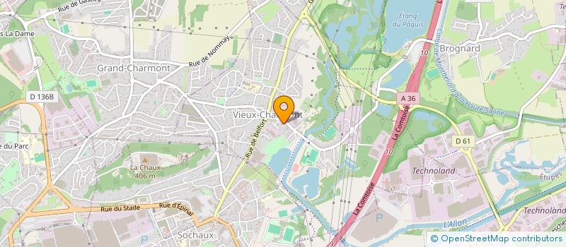 localisation de l'entreprise SCI CURTI  DAMBENOIS