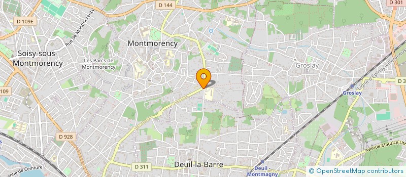 localisation de l'entreprise SCI CURTON à MONTMORENCY