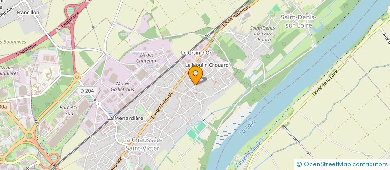 localisation de l'entreprise SCI CUSPIDE 1  LA CHAUSSEE-SAINT-VICTOR