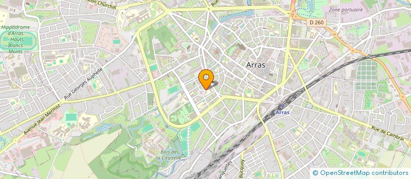 localisation de l'entreprise SCI CUSPIDE à ARRAS