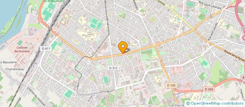 localisation de l'entreprise SCI CUSPIDE à ANGERS
