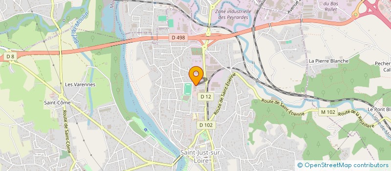 localisation de l'entreprise SCI CUSSAC MASSON VILLARD MEYRIEUX  SAINT-JUST-SAINT-RAMBERT