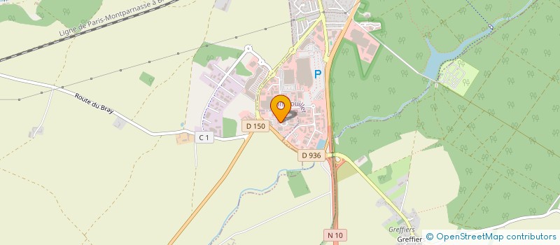 localisation de l'entreprise SCI CUTESSON BEL-AIR  RAMBOUILLET