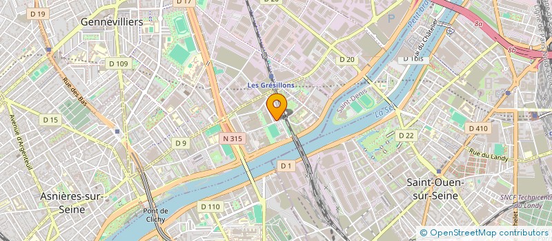 localisation de l'entreprise SCI CUTRARO IMMOBILIER à ASNIERES-SUR-SEINE