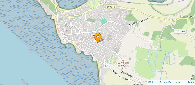 localisation de l'entreprise SCI CUTZACH TISON  FOURAS