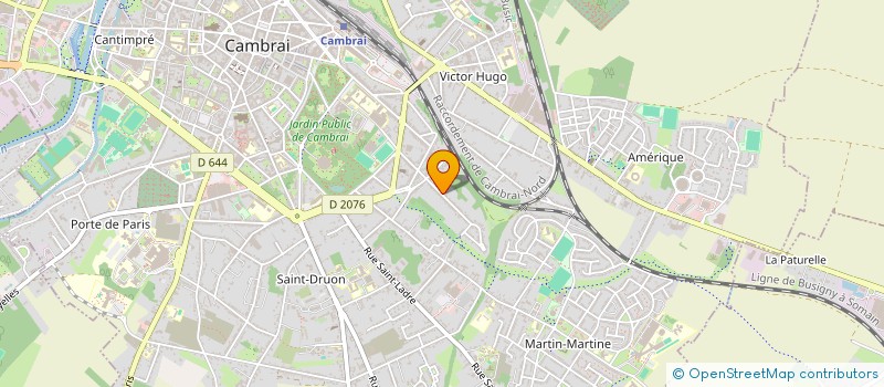 localisation de l'entreprise SCI CUVELIER  CAMBRAI