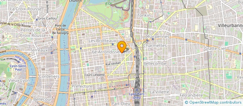 localisation de l'entreprise SCI CUVIER 165  LYON