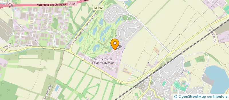 localisation de l'entreprise SCI CUVIER  LA WANTZENAU