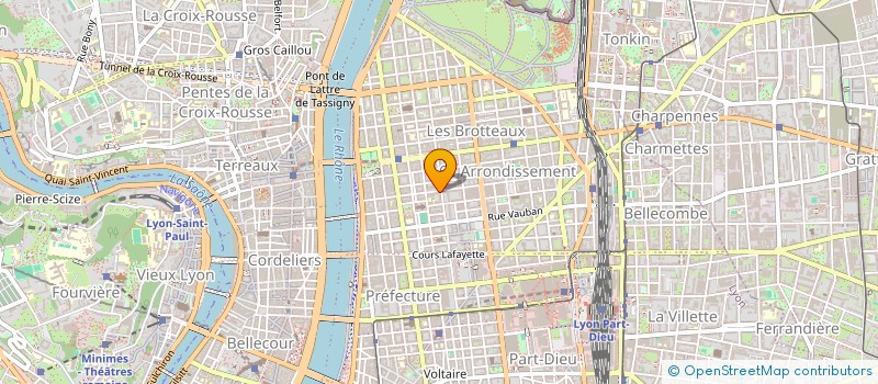 localisation de l'entreprise SCI CUVIER  LYON