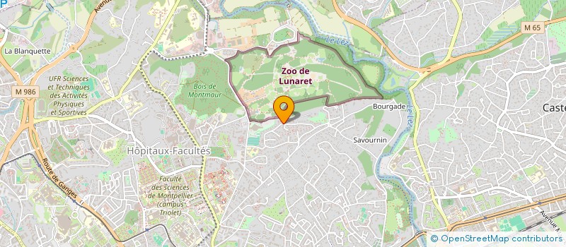 localisation de l'entreprise SCI CUVIER à MONTPELLIER
