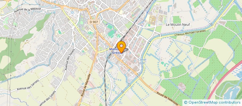 localisation de l'entreprise SCI CV DOMAINE DE LA ROUGUIERE à MANOSQUE