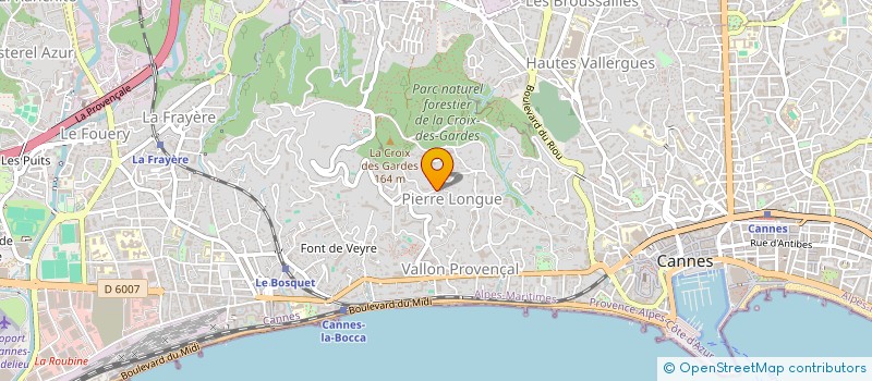 localisation de l'entreprise SCI CV LA SARDAIGNE à CANNES