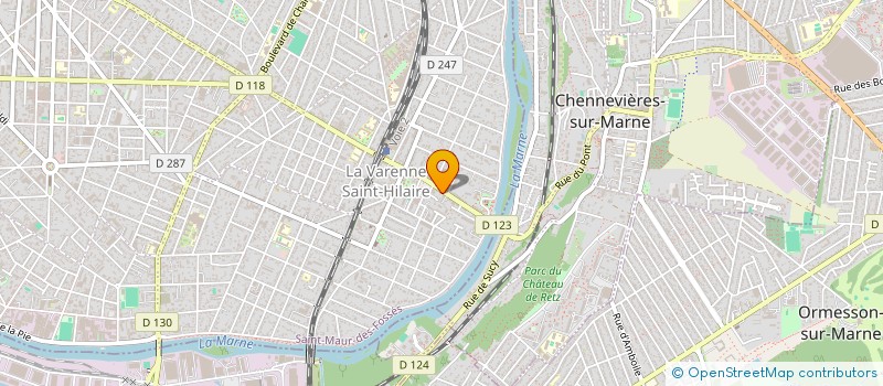 localisation de l'entreprise SCI CV LE CLOS VARENNE à ST MAUR DES FOSSES