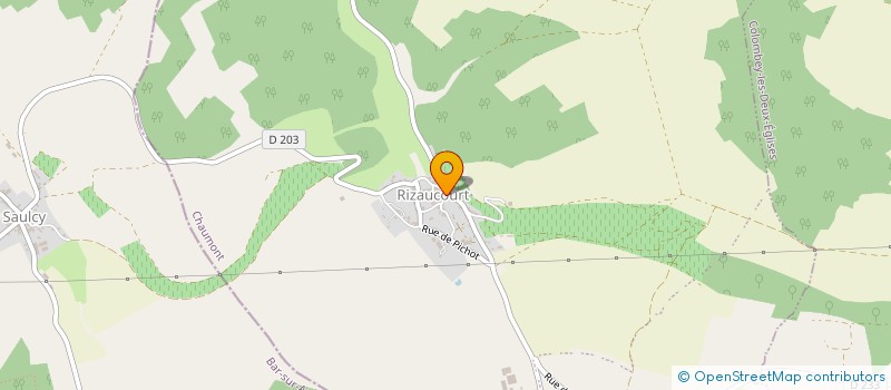 localisation de l'entreprise SCI CV RSDC à RIZAUCOURT-BUCHEY
