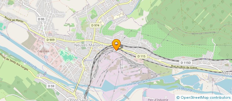 localisation de l'entreprise SCI CV SK  NEUVES-MAISONS